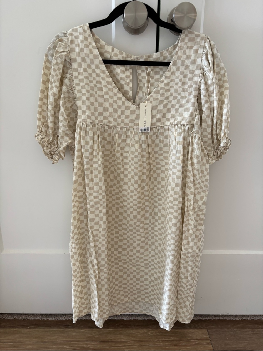 NWT Rylee + Cru Checkered Dress - Picture 2 of 4